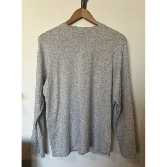 Skims Heathered Gray Long Sleeve Tee Size Small - Picture 1 of 8